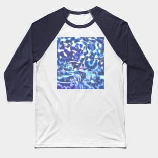 Blue space wreck Baseball T-Shirt